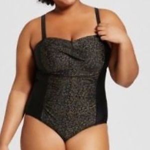 Plus size ava and viv one piece swimsuit
